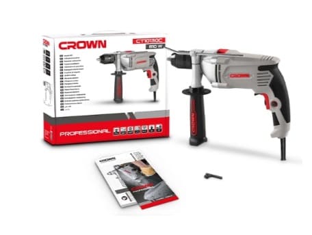 Дрель ударная CROWN CT10130 (301685)