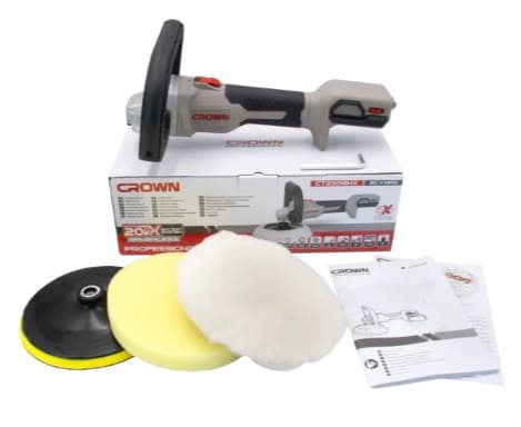 Полировальная машина аккумуляторная CROWN CT23018HX (410027)