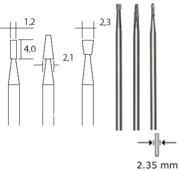 Мини фрезы набор PROXXON 28752