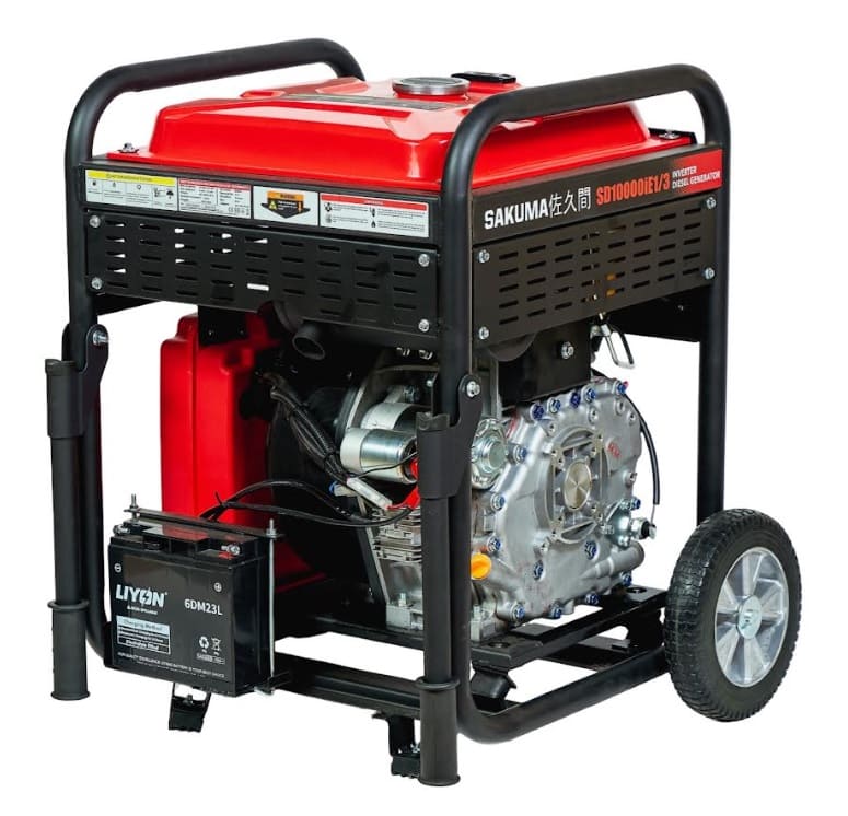 Генератор инверторный дизельный Sakuma SD10000iE1/3