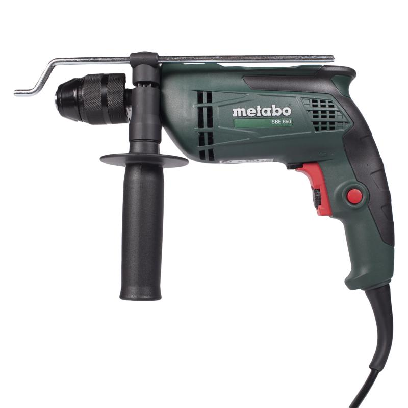 Дриль ударний Metabo SBE 650 (кейс) (с/з патрон)