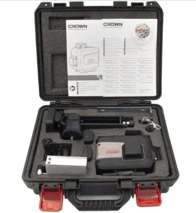 Нивелир лазерный линейный CROWN CT44091-R IMC (411396)