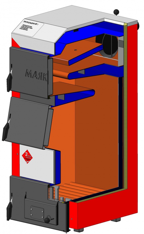 Твердотопливный котел Маяк АОТ-16 STANDARD PLUS