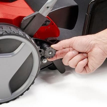 Газонокосилка аккумуляторная Einhell GE-HM 18/38 Li-Solo (3414200)