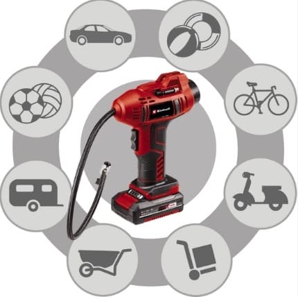 Компрессор автомобильный Einhell CE-CC 18 Li-Solo (2071010)