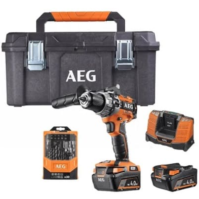 Шуруповерт аккумуляторный AEG BSB18C2BL-402TB (4935478619)
