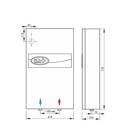 Котел электрический Kospel EKCO.L2M - 04 (220 V / 380 V)