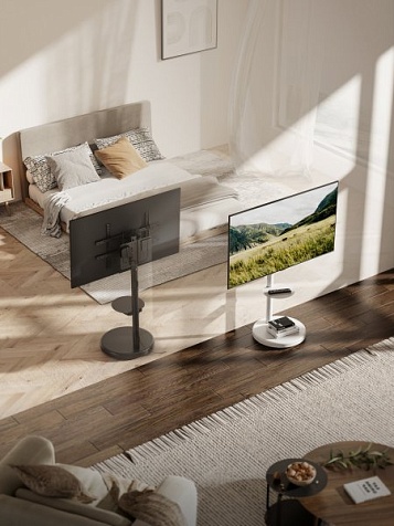 Напольная подставка для телевизора Gembird TVS-86TR-01-W