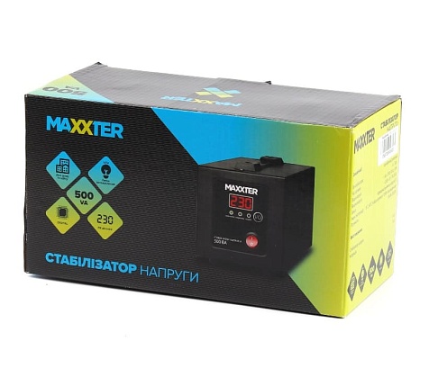 Стабилизатор напряжения Maxxter MX-AVR-E500-01