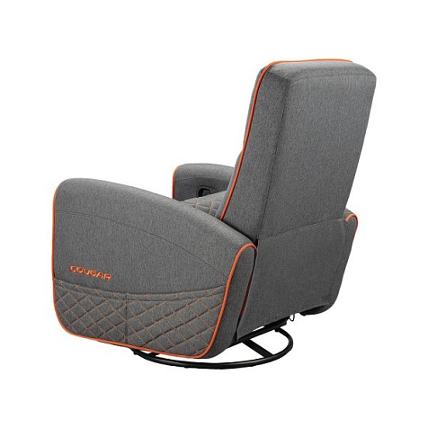 Кресло-реклайнер геймерское, дышащая ткань Cougar FIDOM GRAY