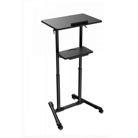 Напольная подставка для ноутбука/проектора Gembird TVS-DESK-01-BK