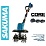 Культиватор аккумуляторный Sakuma BLUE CR3021B-CORE SET224SB