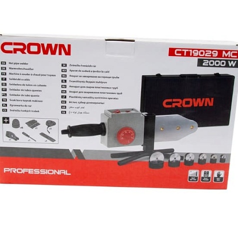 Паяльник для пластиковых труб CROWN CT19029 MC (410034)