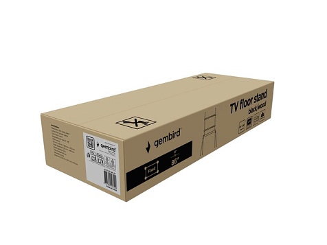 Напольная подставка для телевизора Gembird TVS-86F-01-BK