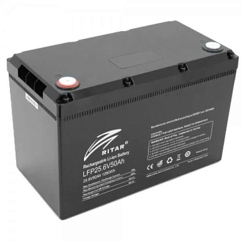 Литий-железо-фосфатный аккумулятор (LiFePo4) Ritar LFP25.6V50Ah G1