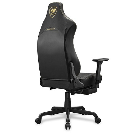 Кресло геймерское, дышащая экокожа Cougar ARMOR EVO S Gold