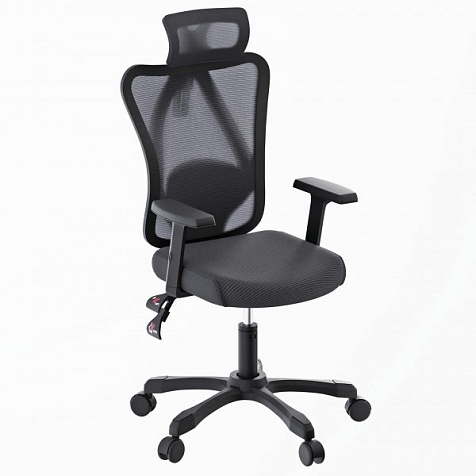 Кресло офисное, дышащий текстиль Maxxter OC-ONYX