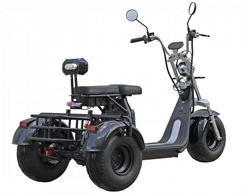Электроскутер трехколесный Maxxter TRIKE 2.0 (Black) 2000 Вт