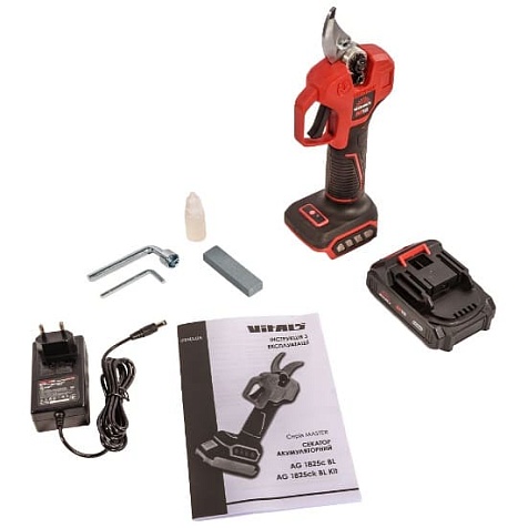 Секатор аккумуляторный Vitals Master AG 1825ck BL Kit
