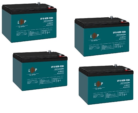 Комплект аккумуляторов для электровелосипеда LP 48В 12А