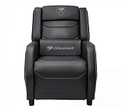 Кресло-софа геймерское, дышащая экокожа Cougar RANGER S Black