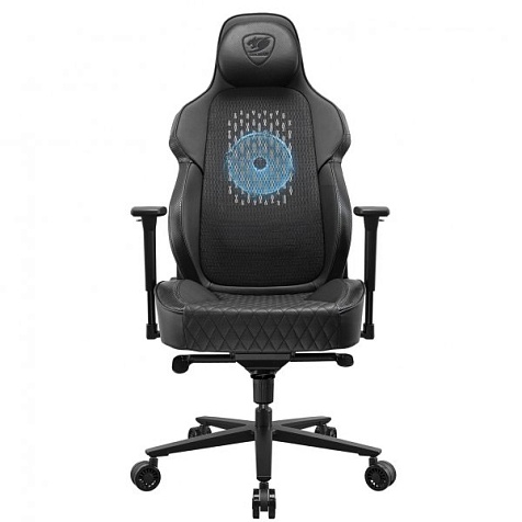Кресло геймерское, дышащая экокожа Cougar NxSys Aero Black