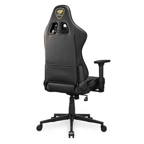 Крісло геймерське, дихаюча екошкіра Cougar ARMOR ONE V2 GOLD