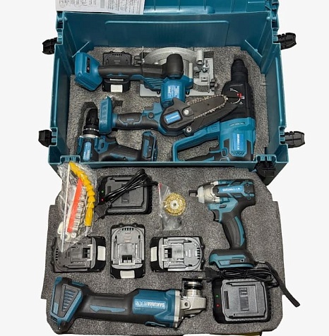 Набор аккумуляторных инструментов Sakuma BLUE CX6T