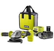 Кутова шліфмашина (Болгарка) Ryobi RAG18X-1C40S