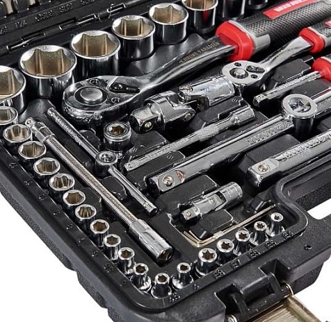 Набор торцевых головок 1/4″ и 1/2″ Vitals Master Impact + Superlock 111 предметов (186169)