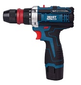 Шуруповерт аккумуляторный Зенит ЗПША-12/20 DFR профи