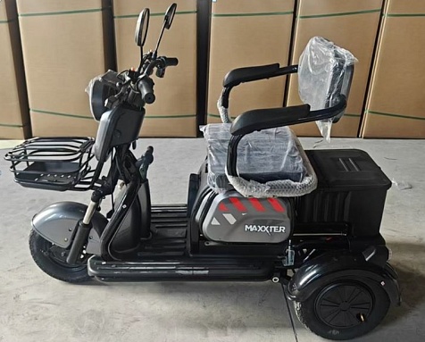 Электроскутер трехколесный Maxxter ANT-1000 (Gray) 60V-20Ah LifePo4