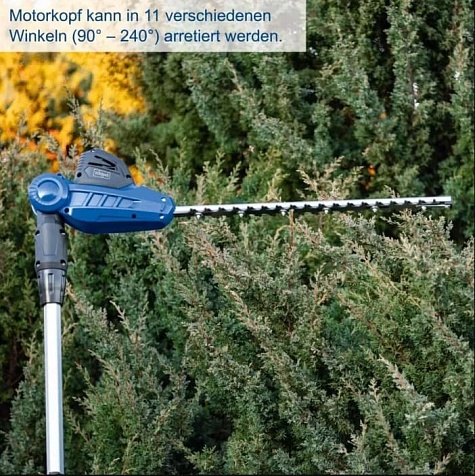 Кусторез телескопический аккумуляторный Scheppach C-PHS410-X (5910608900)