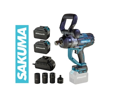 Гайковерт аккумуляторный Sakuma BLUE CIW28021B-CORE SET226SB