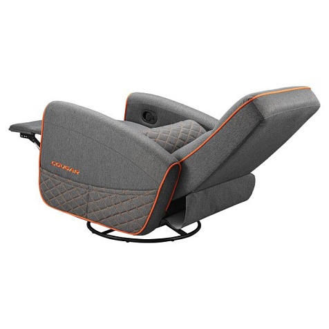 Кресло-реклайнер геймерское, дышащая ткань Cougar FIDOM GRAY