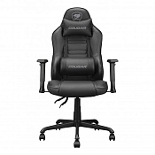 Кресло геймерское, дышащая экокожа Cougar Fusion S Black