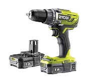 Шурупокрут акумуляторний Ryobi R18DD3-215GA17