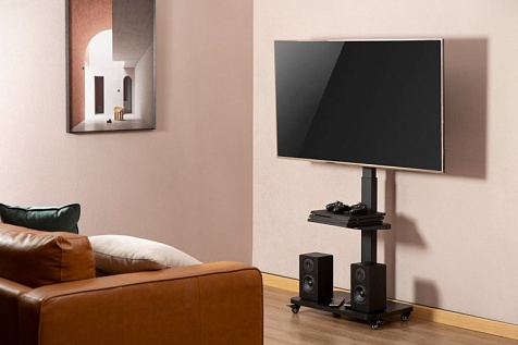 Напольная подставка для телевизора Gembird TVS-75S-02