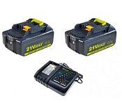 Комплект акумуляторів + зарядний TITAN CORE SET4