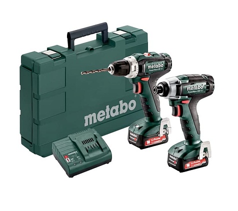 Шуруповерт аккумуляторный + гайковерт Metabo Combo Set 2.7.1 12 V (685166000)