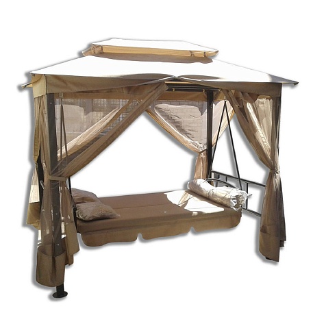 Садовые качели Ranger + тент, раскладная 3-х местная RA 7710