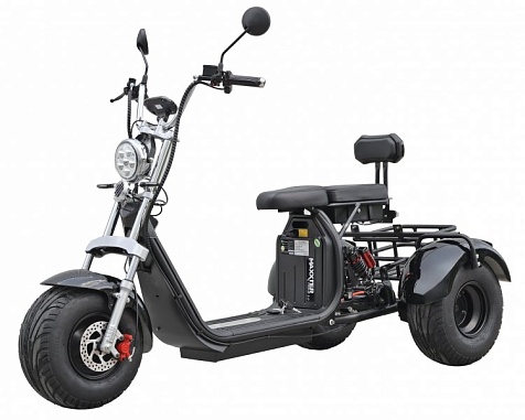 Электроскутер трехколесный Maxxter TRIKE 2.0 (Black) 2000 Вт
