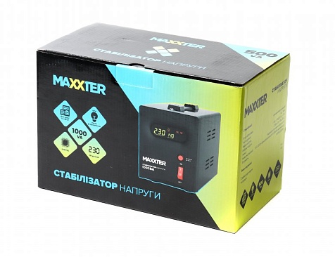 Стабилизатор напряжения Maxxter MX-AVR-S1000-01