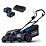 Газонокосарка акумуляторна Scheppach BC-MP380-X SET XL2 (5911414400)