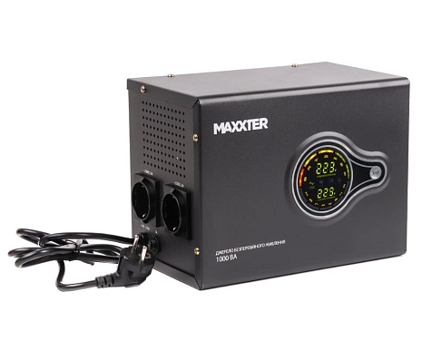 Источник бесперебойного питания (Инвертор) Maxxter MX-HI-PSW1000-01