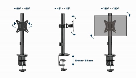Кронштейн для монитора Gembird MA-D1-02