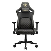 Кресло геймерское, дышащая экокожа Cougar DEFENSOR GOLD