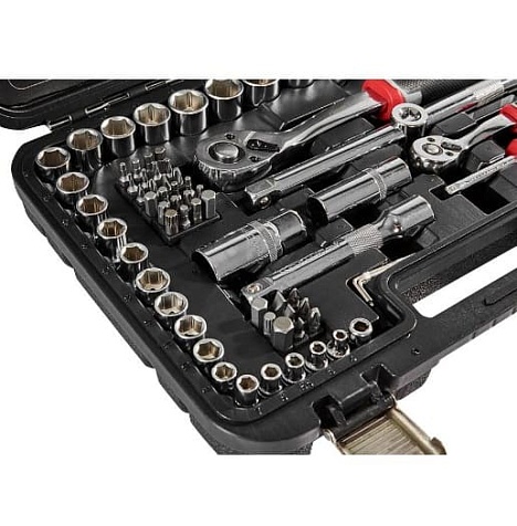 Набор торцевых головок 1/4″ и 1/2″ Vitals Master 73 предмета (186166)