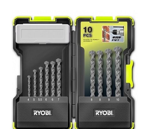 Набор сверл Ryobi RAK10MB