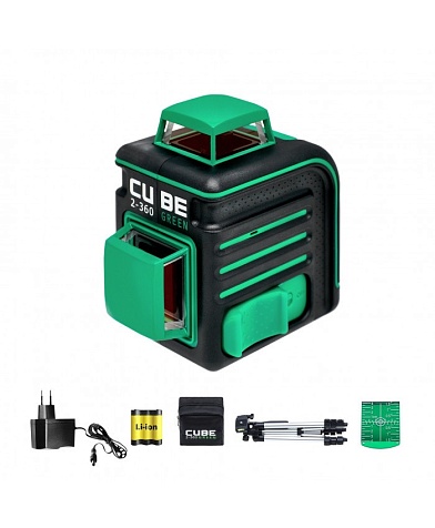 Нивелир лазерный линейный ADA Cube 2-360 Green Professional Edition (A00449)